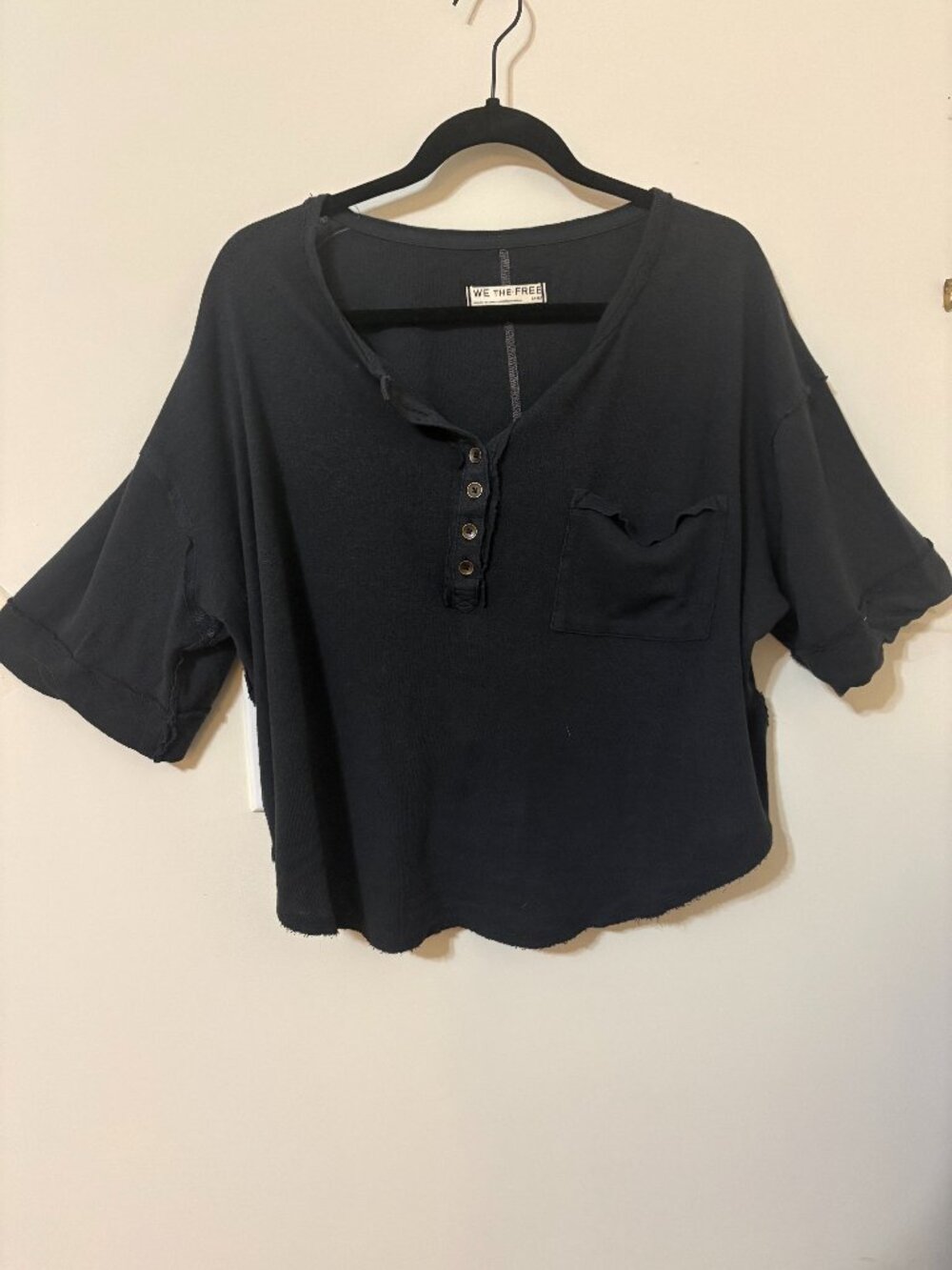 We The Free Tshirt in black. No tags, never been worn